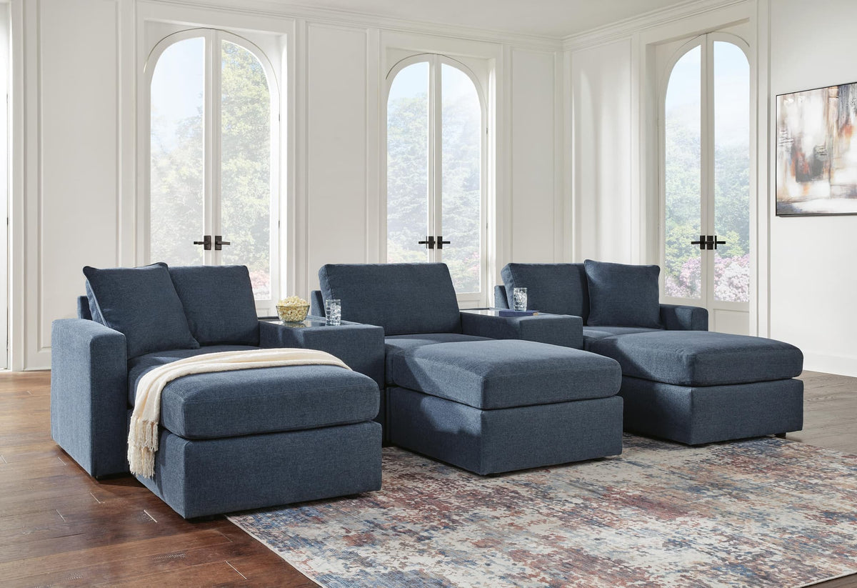 Modmax Ink 5-Piece Sectional Sofa Set with Ottoman — product view