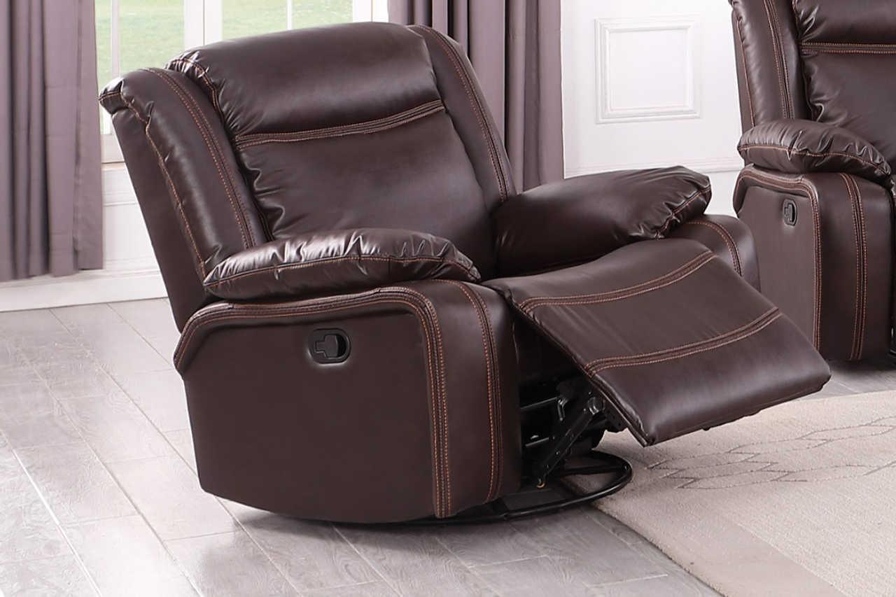 Daniela Brown Swivel Rocker Recliner