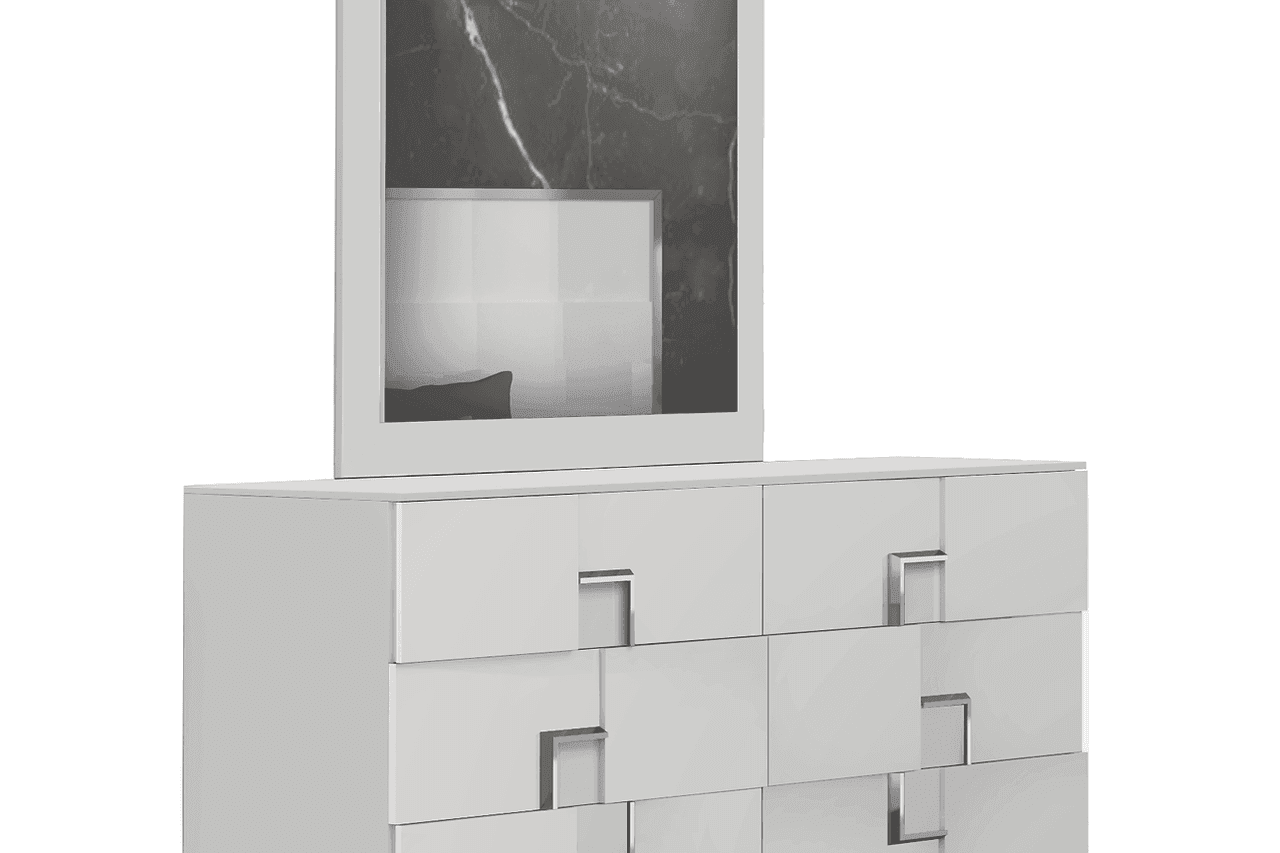 Infinity White King Bed