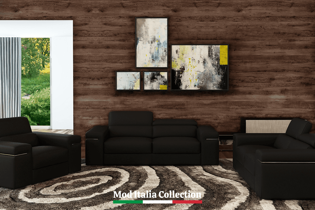 MI-8020 Soho Black Living Room Set