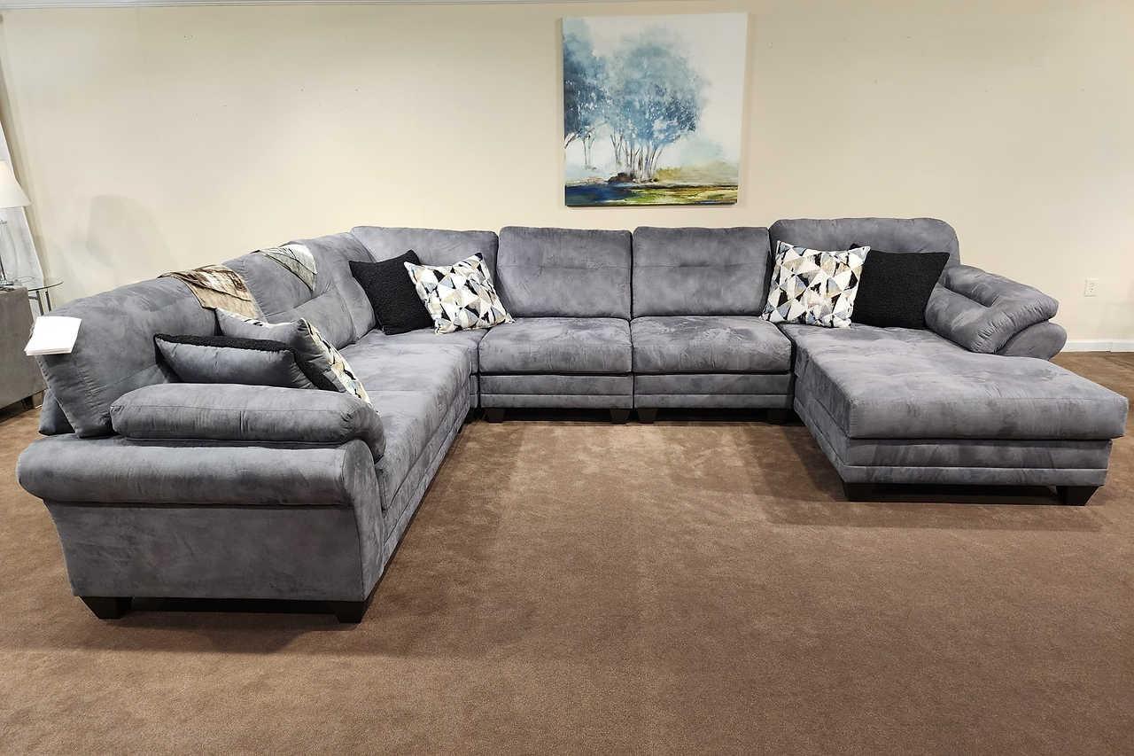 Capulet Bayou Gray Storage Ottoman
