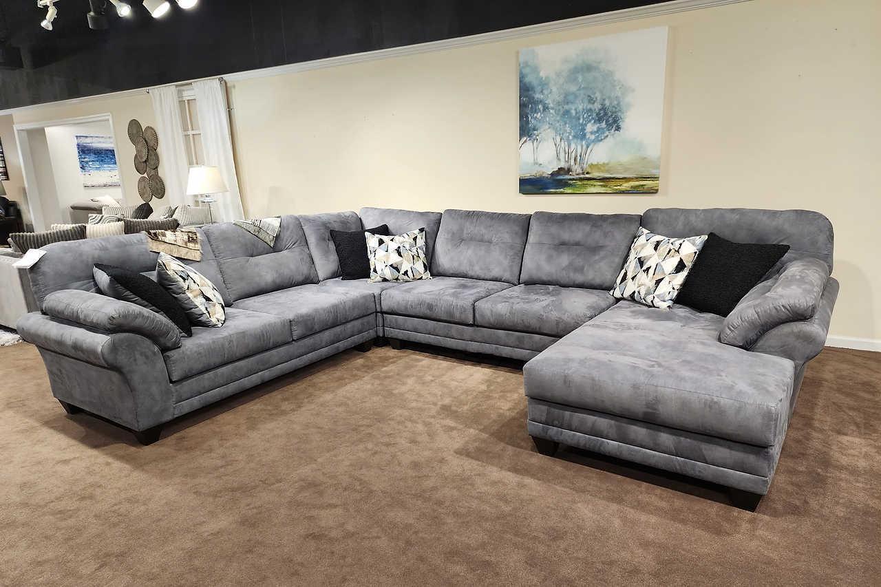 Capulet Bayou Gray Storage Ottoman