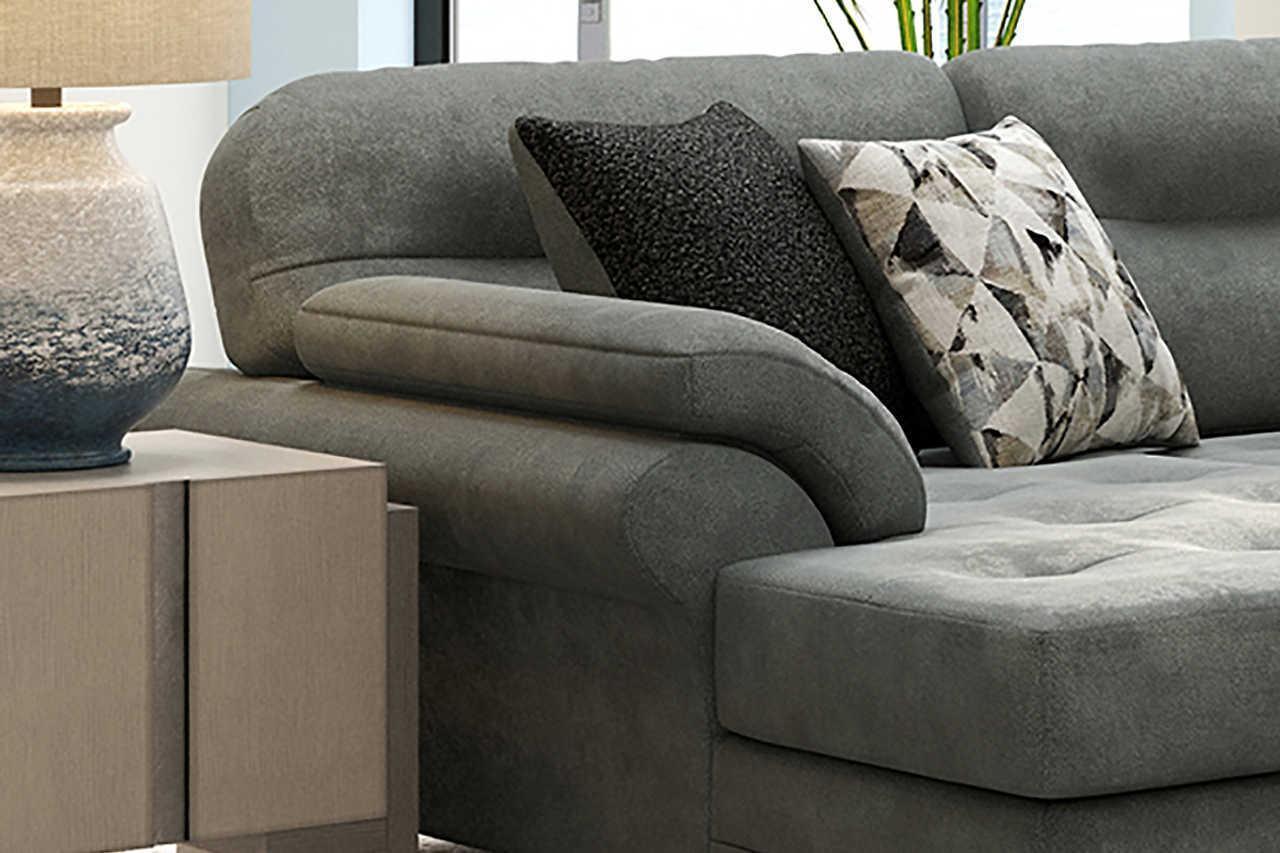 Capulet Bayou Gray Storage Ottoman