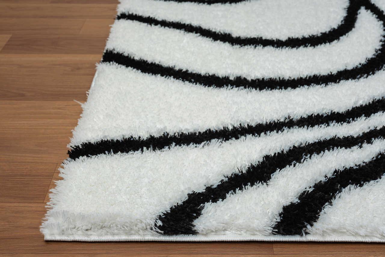 Comfy Shag Ivory Area Rug