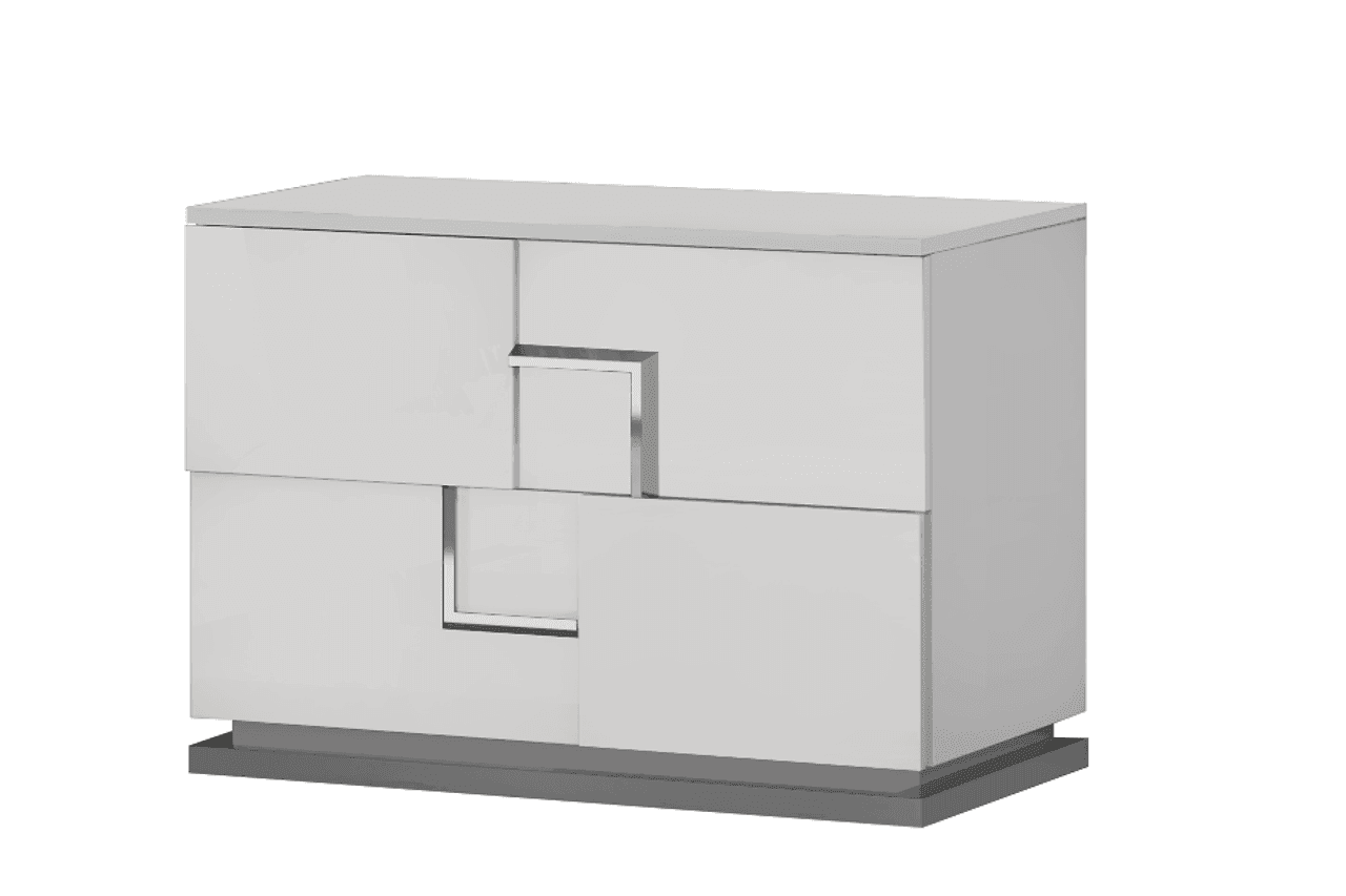 Infinity White Queen Bed