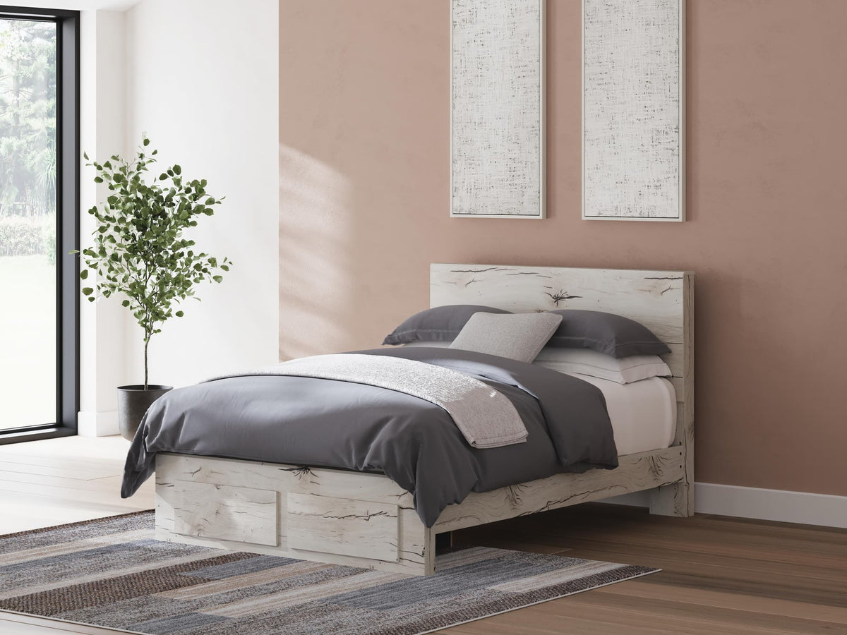 Lawroy Light Natural Queen Panel Storage Bed — product view