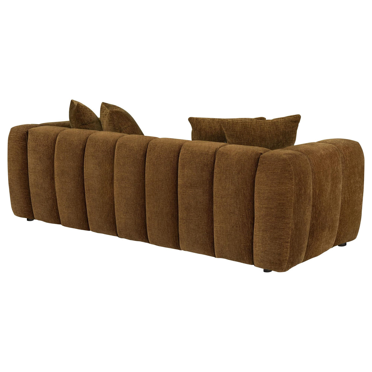 Lazaro Fabric Upholstered Wide Channel Sofa Bronze — product image 7