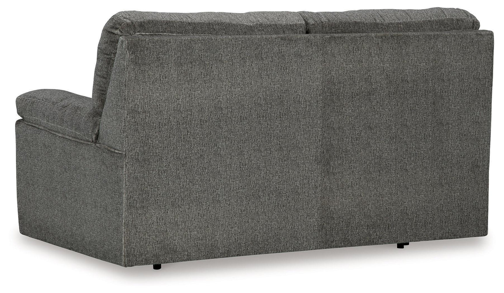 Bindura Mineral Velvet Glider Loveseat