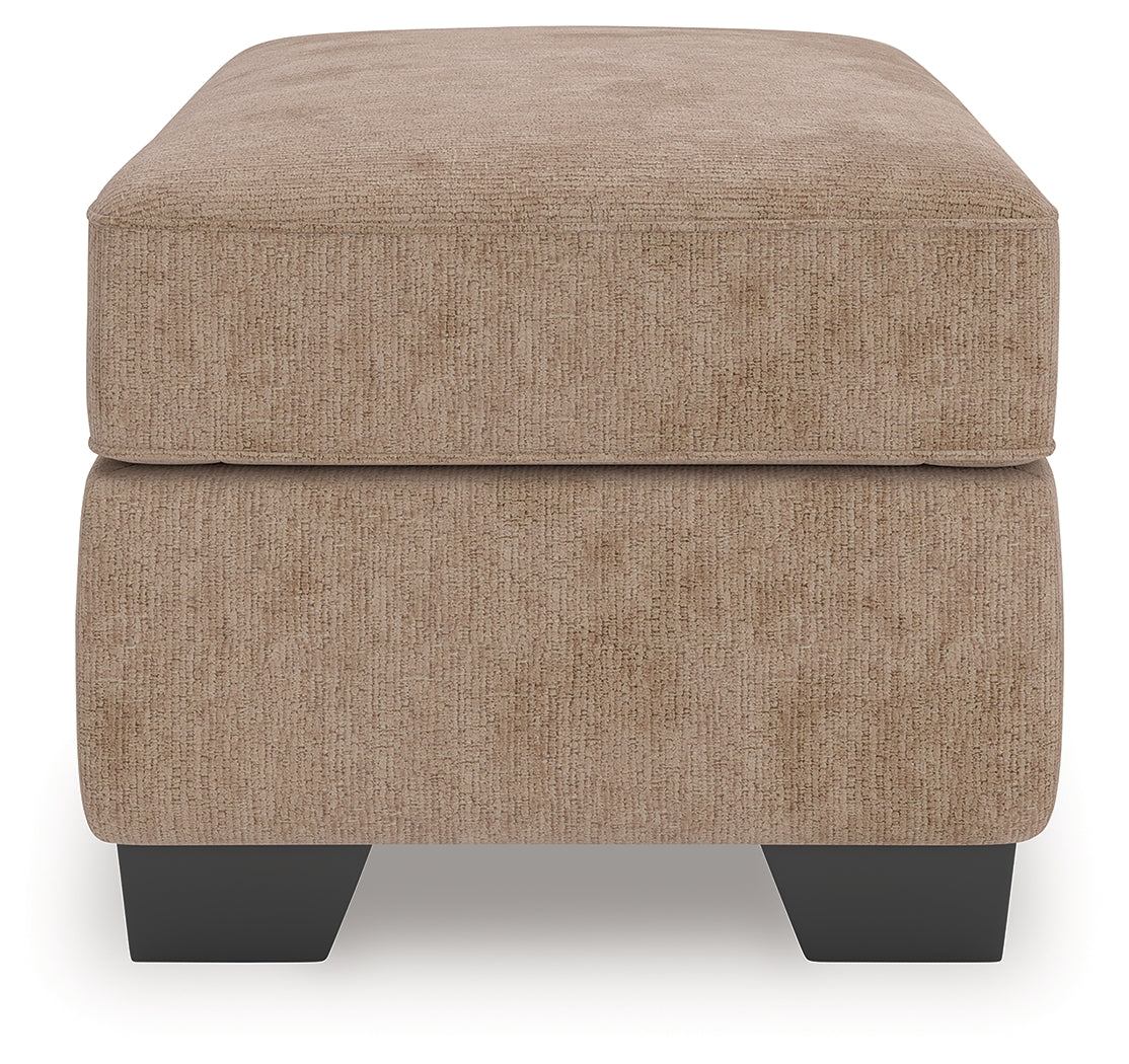 Olten Mocha Chenille Ottoman