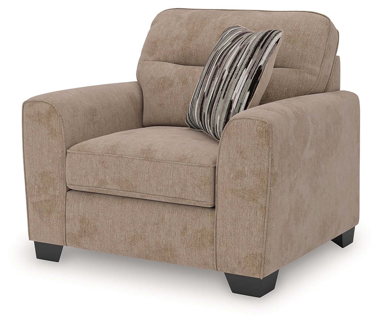 Olten Mocha Chenille Oversized Chair