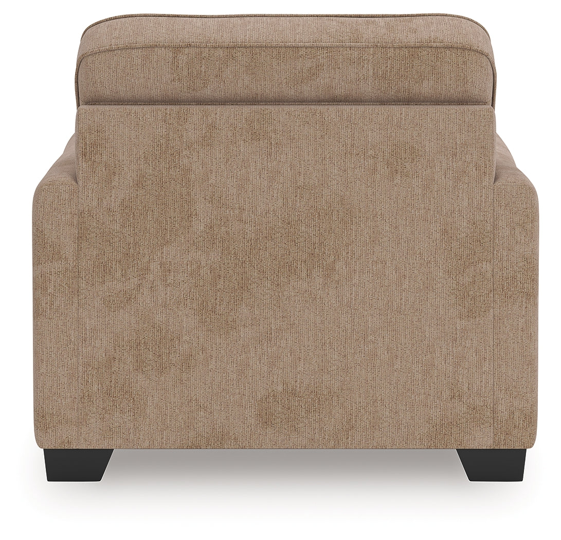 Olten Mocha Chenille Oversized Chair