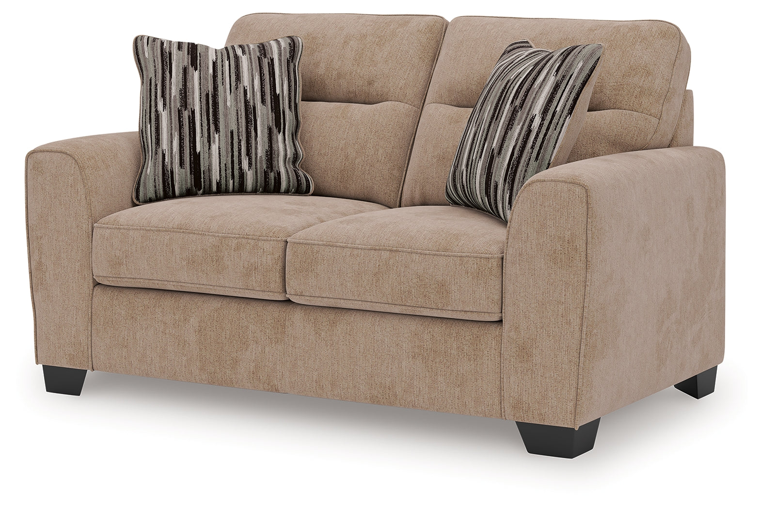 Olten Mocha Chenille Loveseat