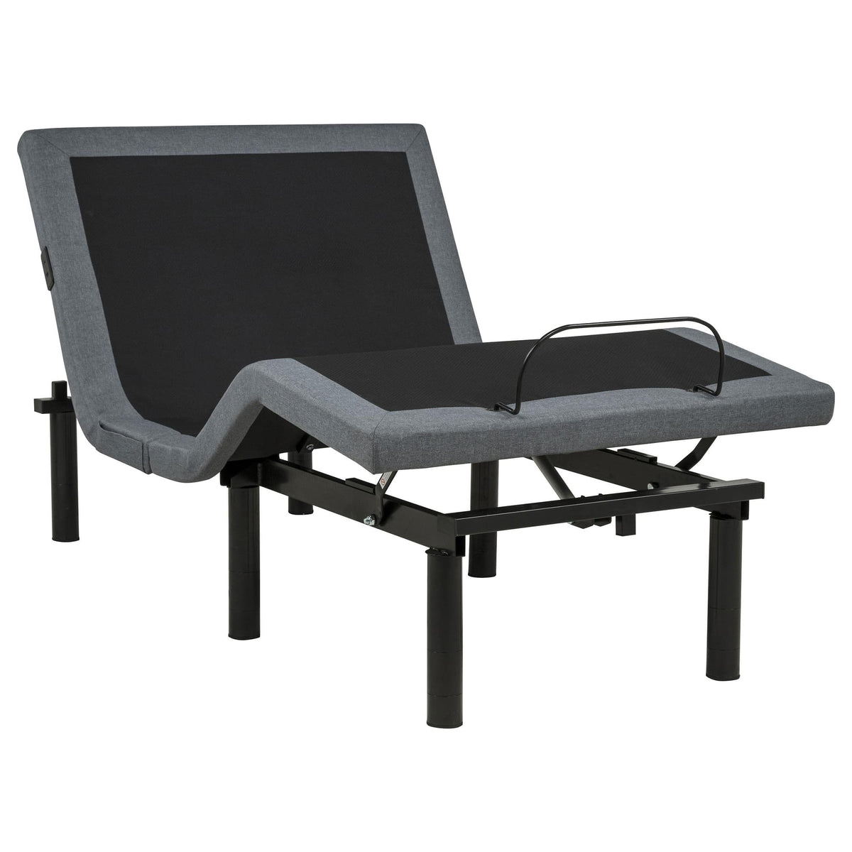 Weston Twin Dual-Motor Massage Adjustable Bed Base in Black and Grey — product image 2