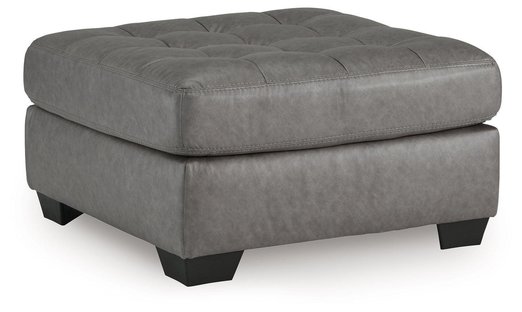 Clairette Court Alloy Chenille Oversized Accent Ottoman