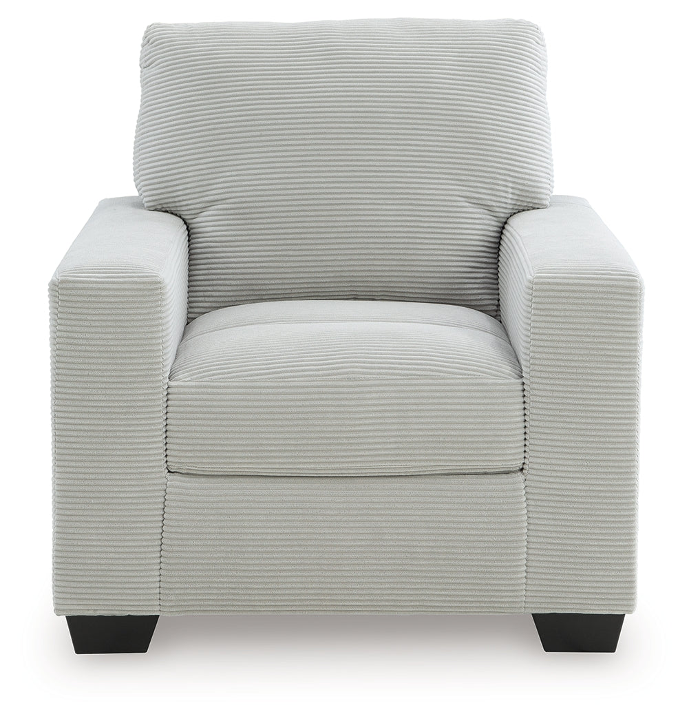 Greenbriar Smoke Velvet Chair