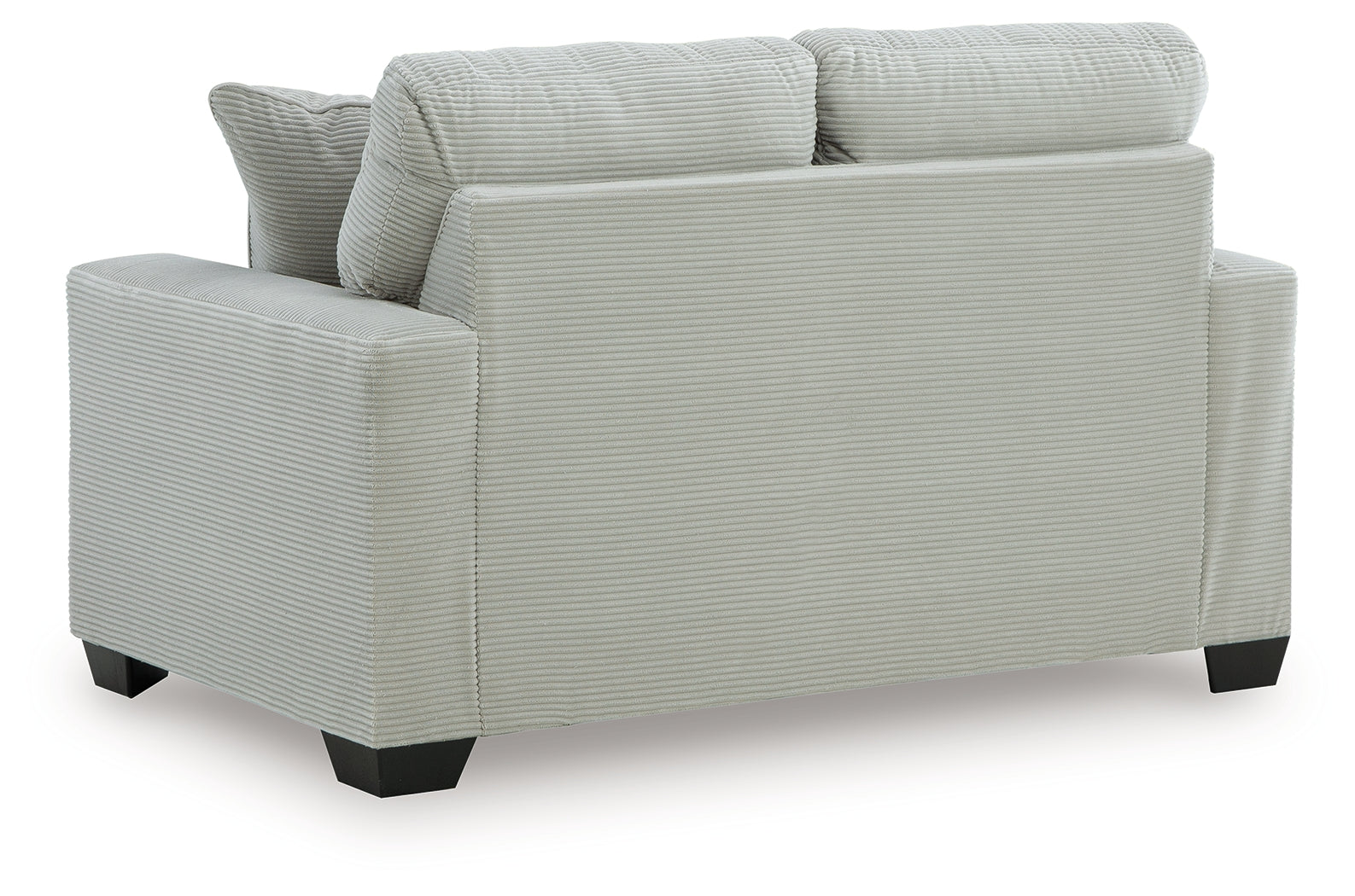 Greenbriar Smoke Velvet Loveseat