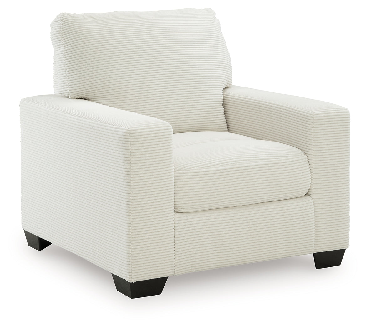 Greenbriar Ivory Velvet Chair