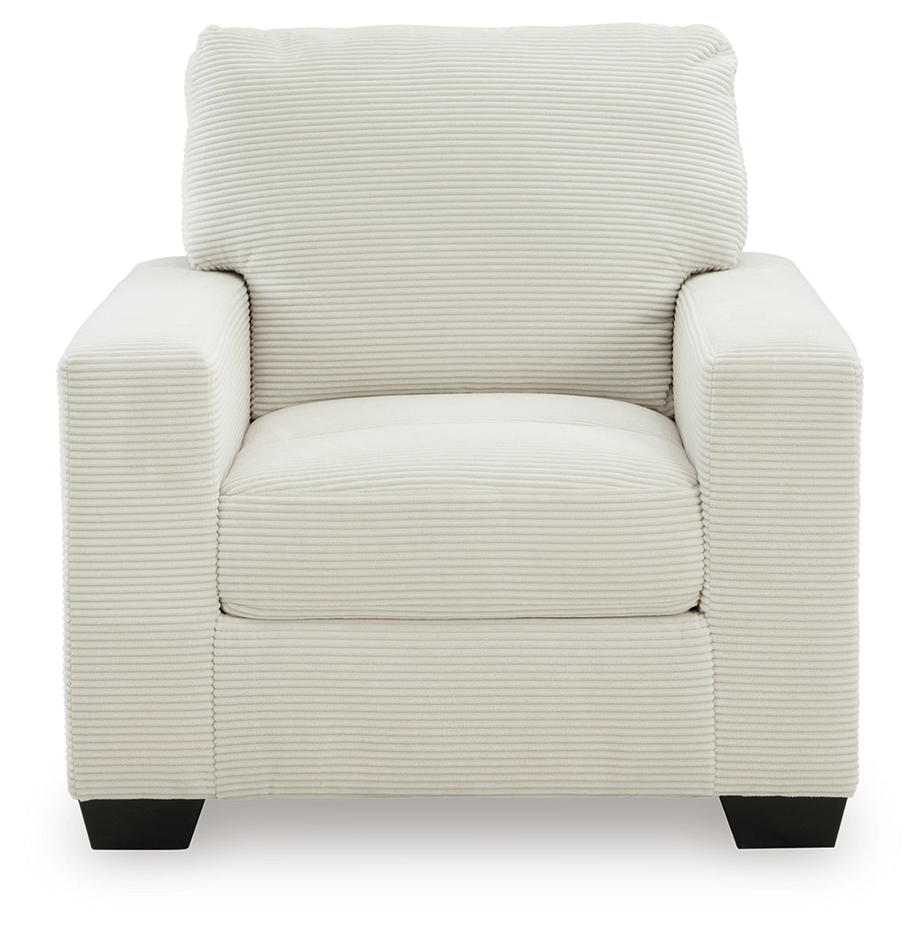Greenbriar Ivory Velvet Chair