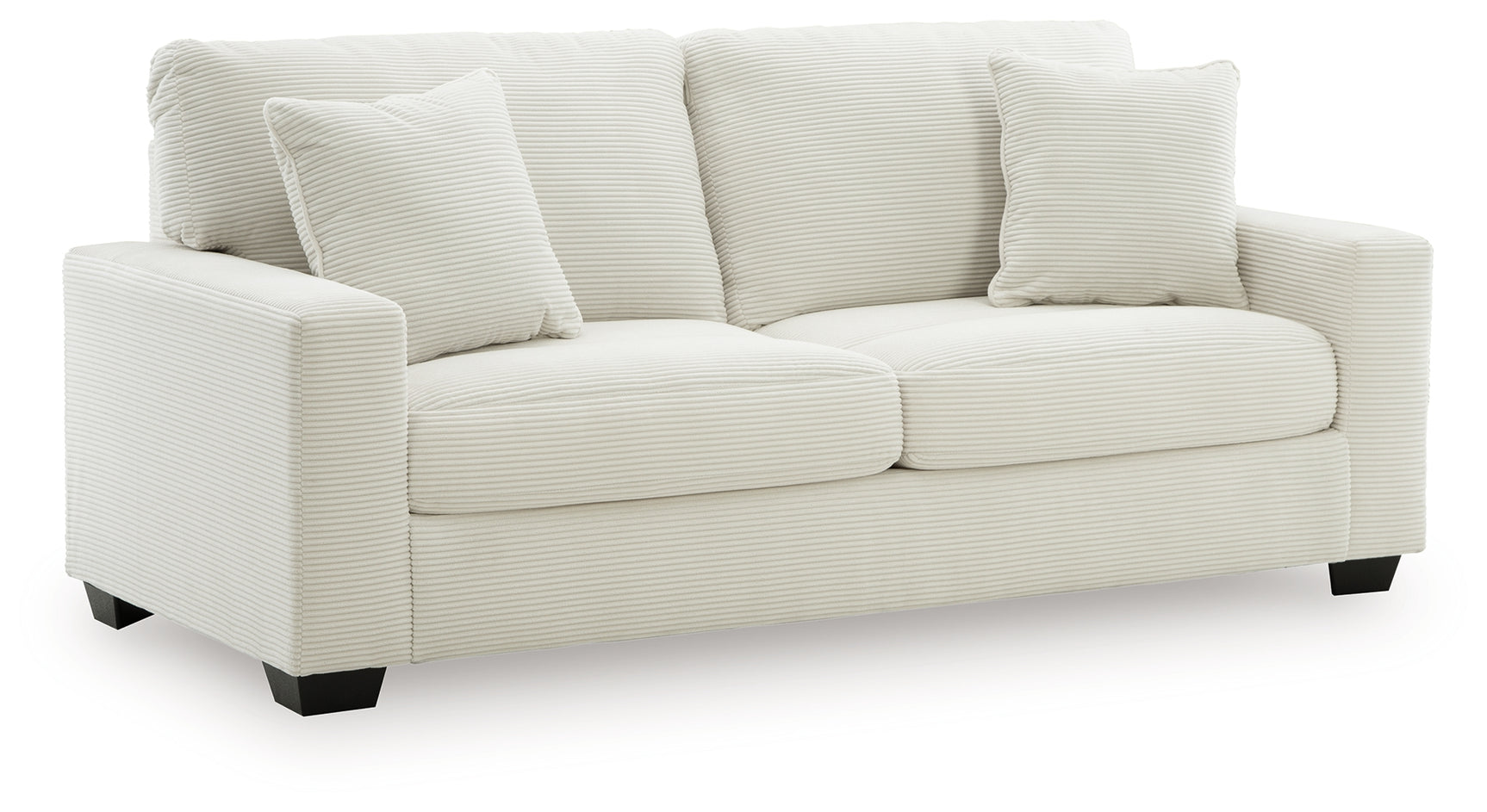 Greenbriar Ivory Velvet Sofa