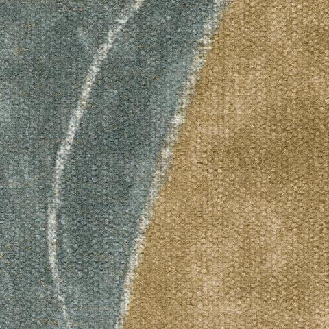 Maxon Place Navy Chenille 3-Piece Sectional with Chaise