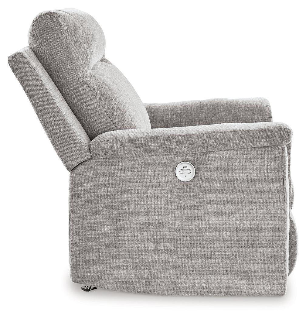 Barnsana Ash Chenille Power Recliner