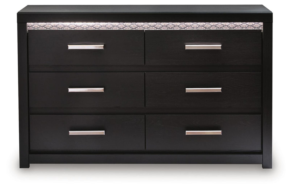Brizmore Black Dresser — front view