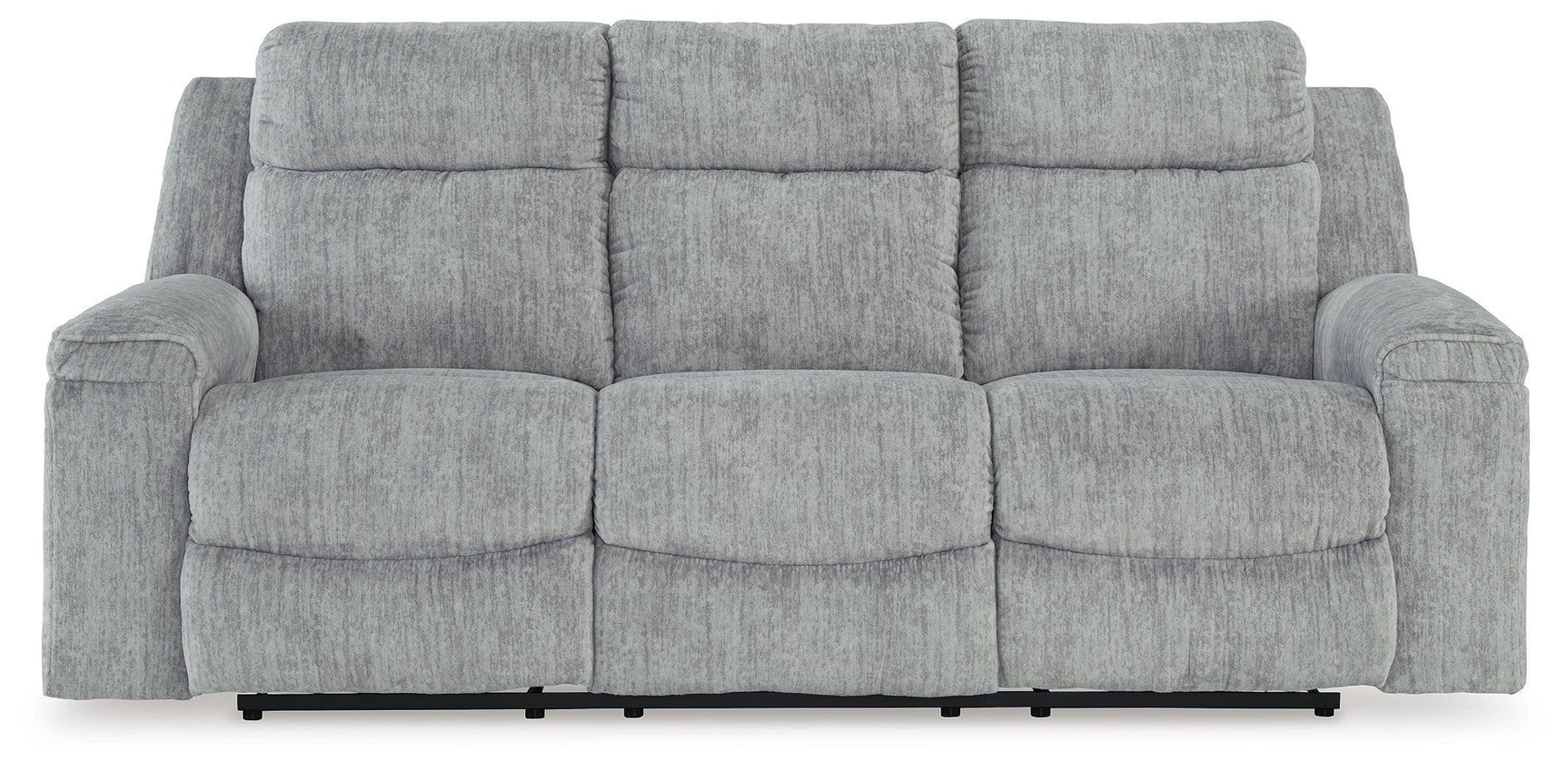 Buntington Pewter Chenille Reclining Sofa