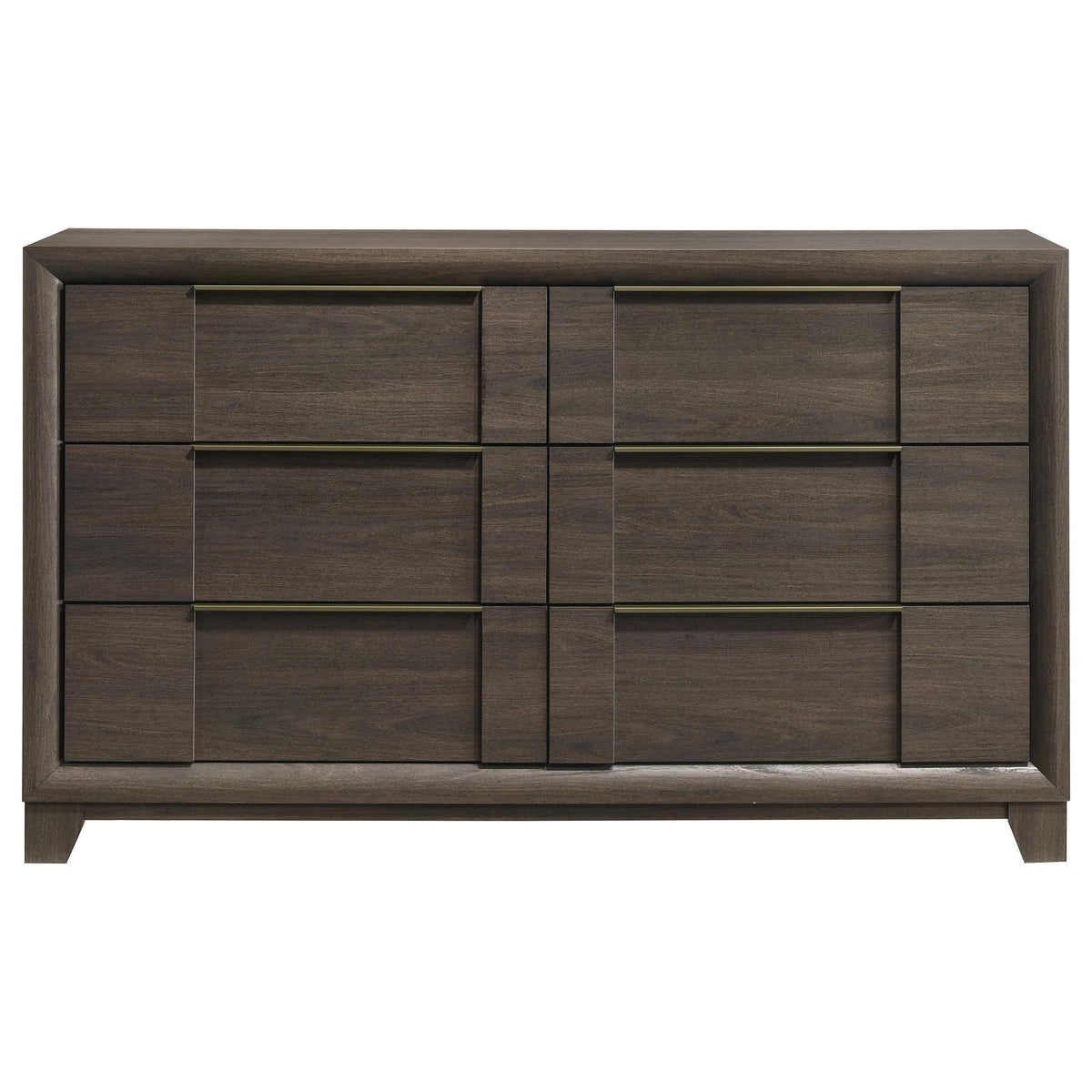 Farre 6-Drawer Dresser Dark Brown — product image 3