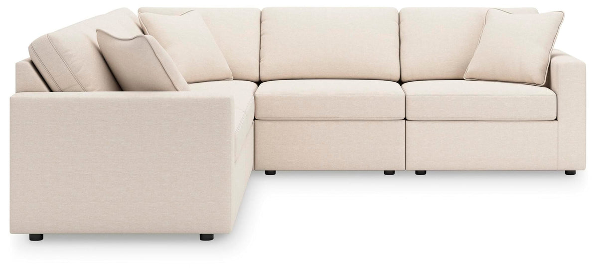 Modmax Oyster 5-Piece Sectional Sofa — front view