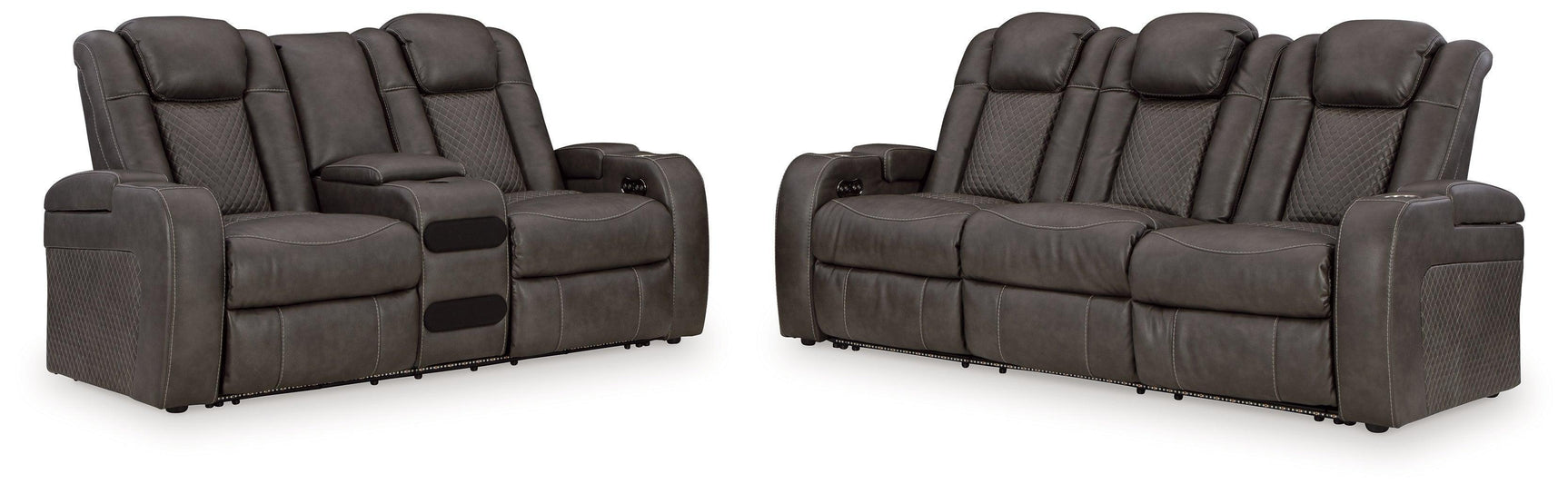 Fyne-dyme Shadow Sofa And Loveseat