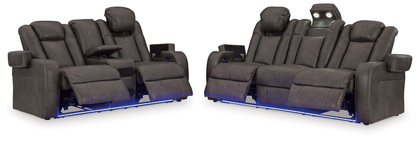 Fyne-dyme Shadow Sofa And Loveseat