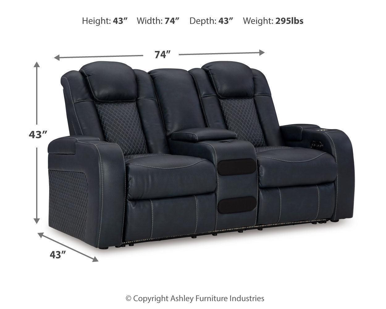 Fyne-Dyme Sapphire Sofa, Loveseat and Recliner