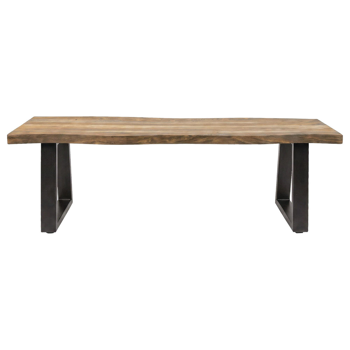 Selwyn Live Edge Solid Wood Dining Bench Light Sheesham — product image 3