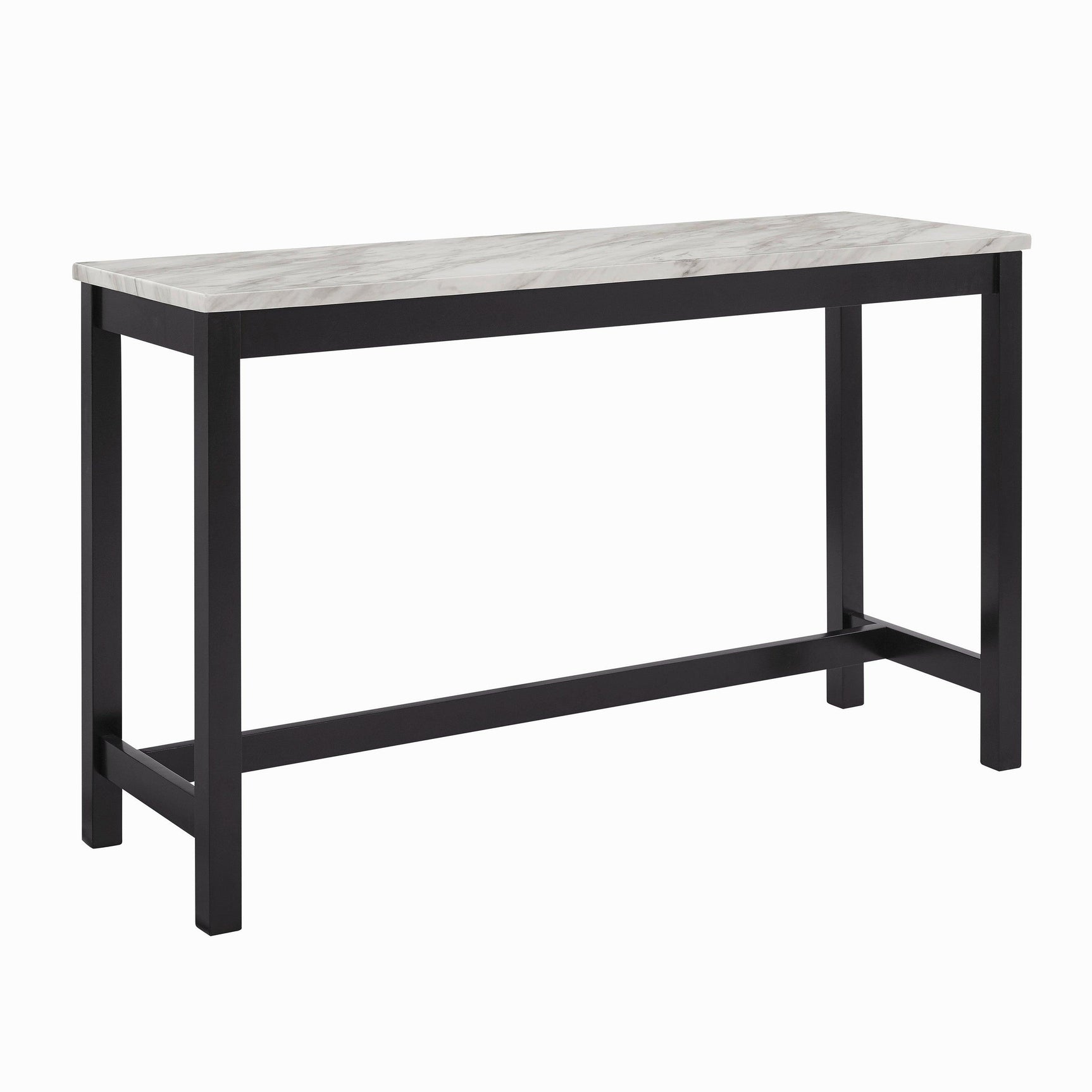 Lennon Black Crystal Console Table, Sleek Wooden Construction And Understated Black Finish - Ella Furniture