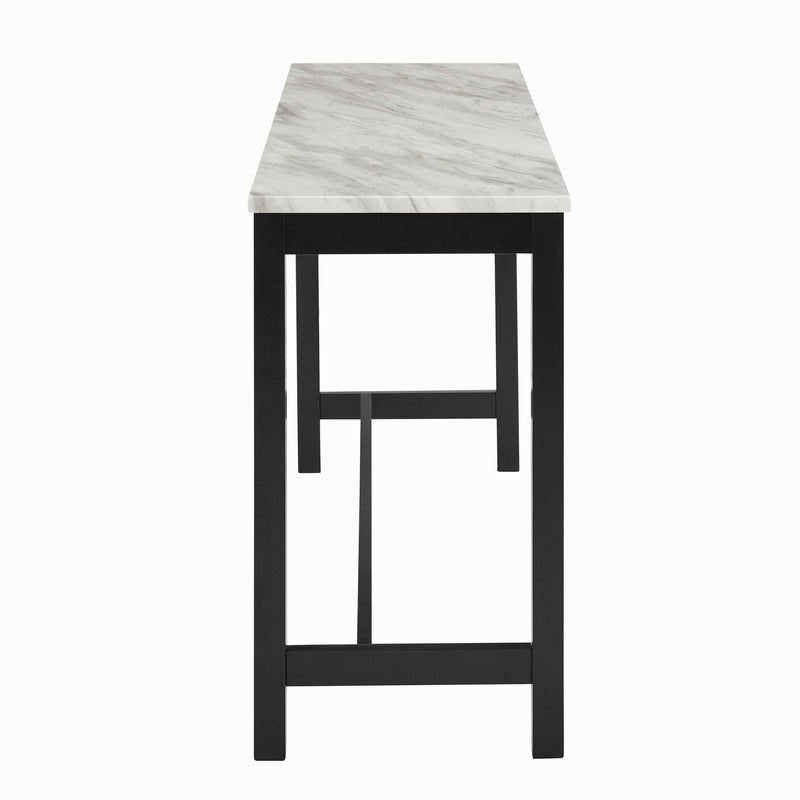 Lennon Black Crystal Console Table, Sleek Wooden Construction And Understated Black Finish - Ella Furniture