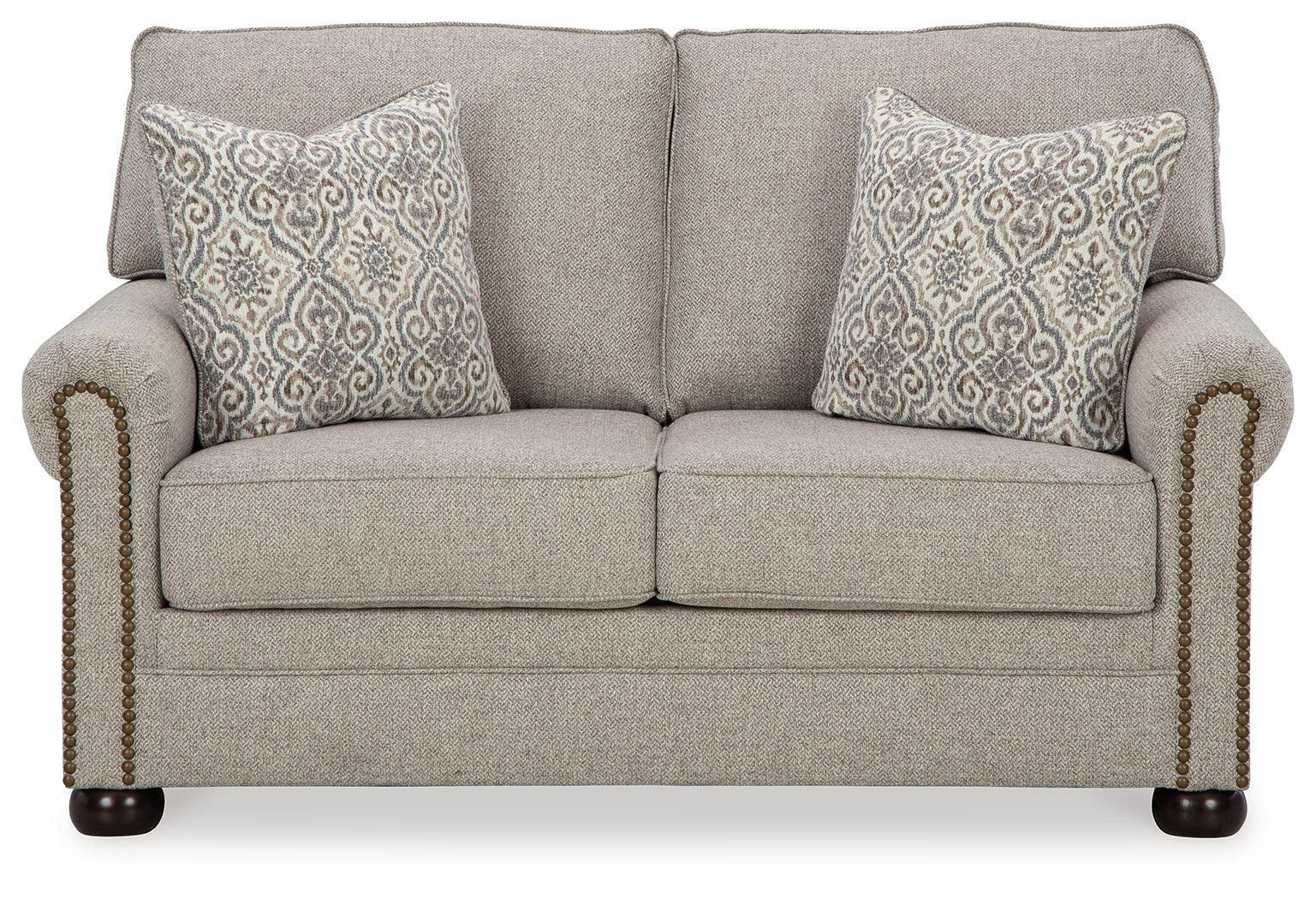 Gaelon Dune Chenille Upholstered Loveseat