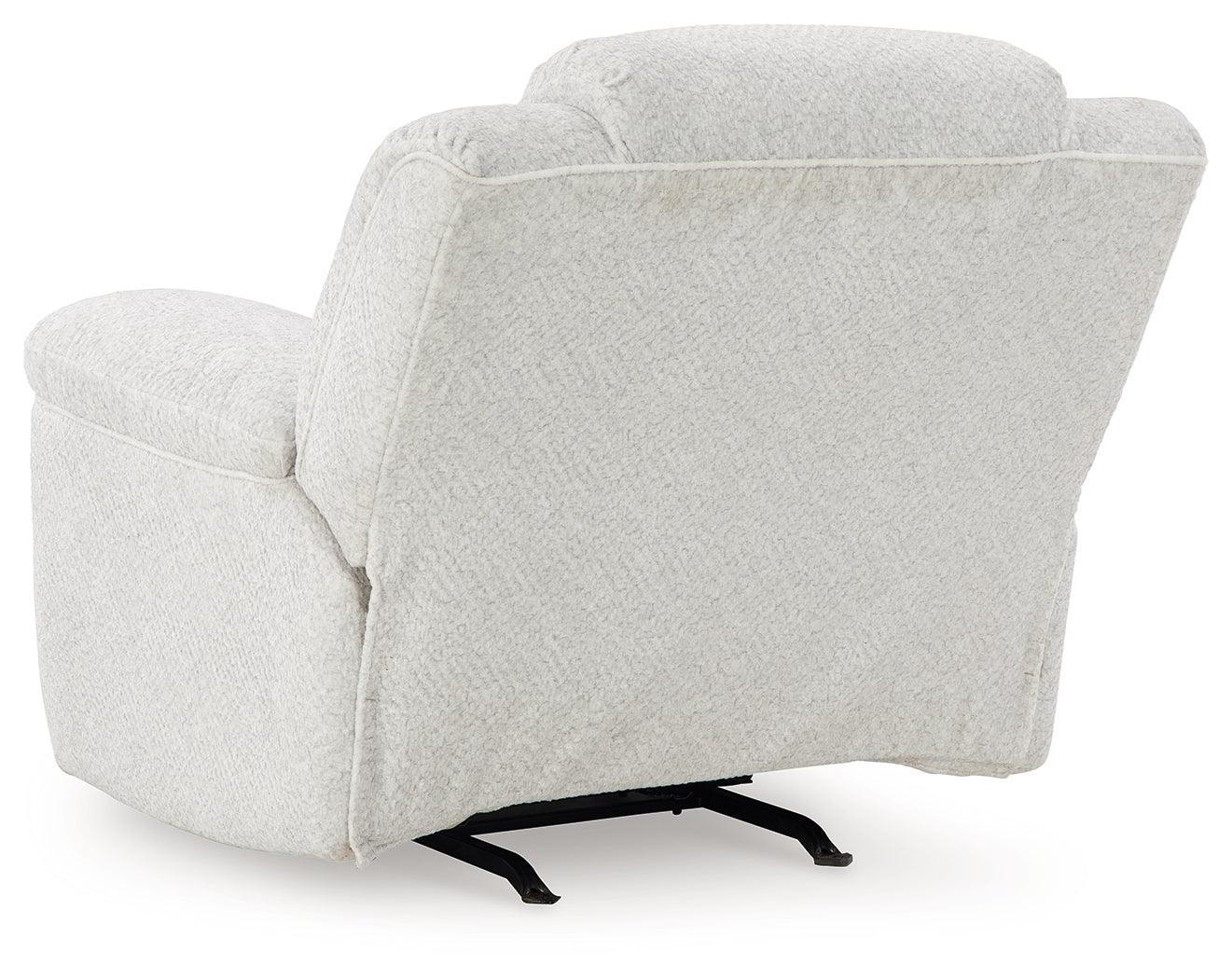 Frohn Snow Chenille Recliner