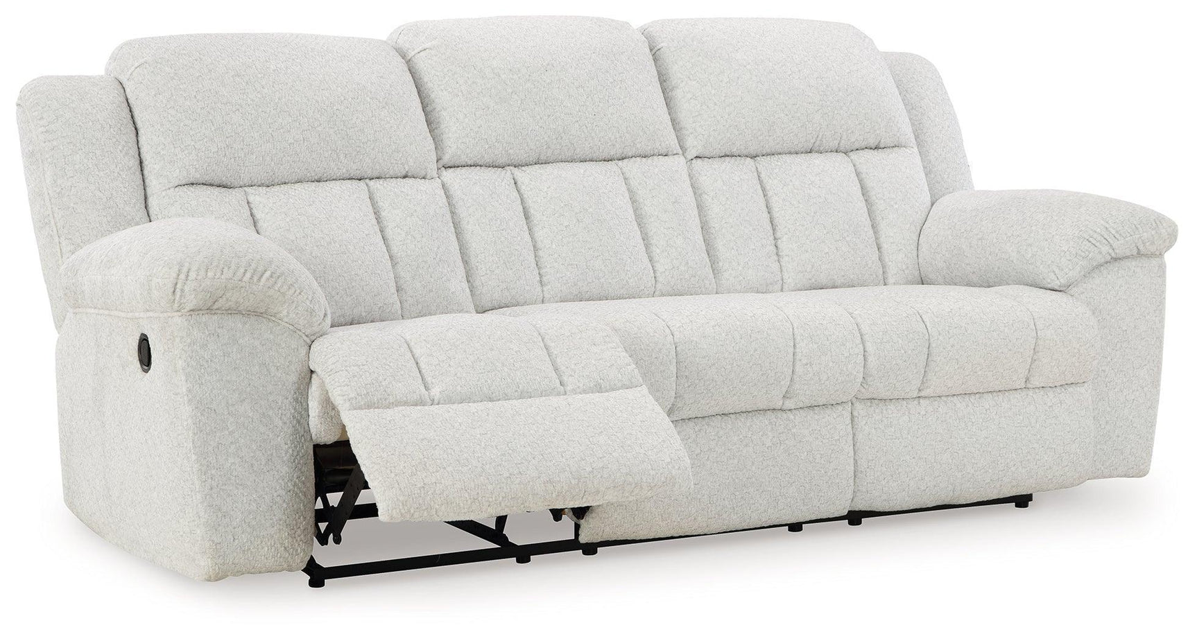 Frohn Snow Chenille Reclining Sofa