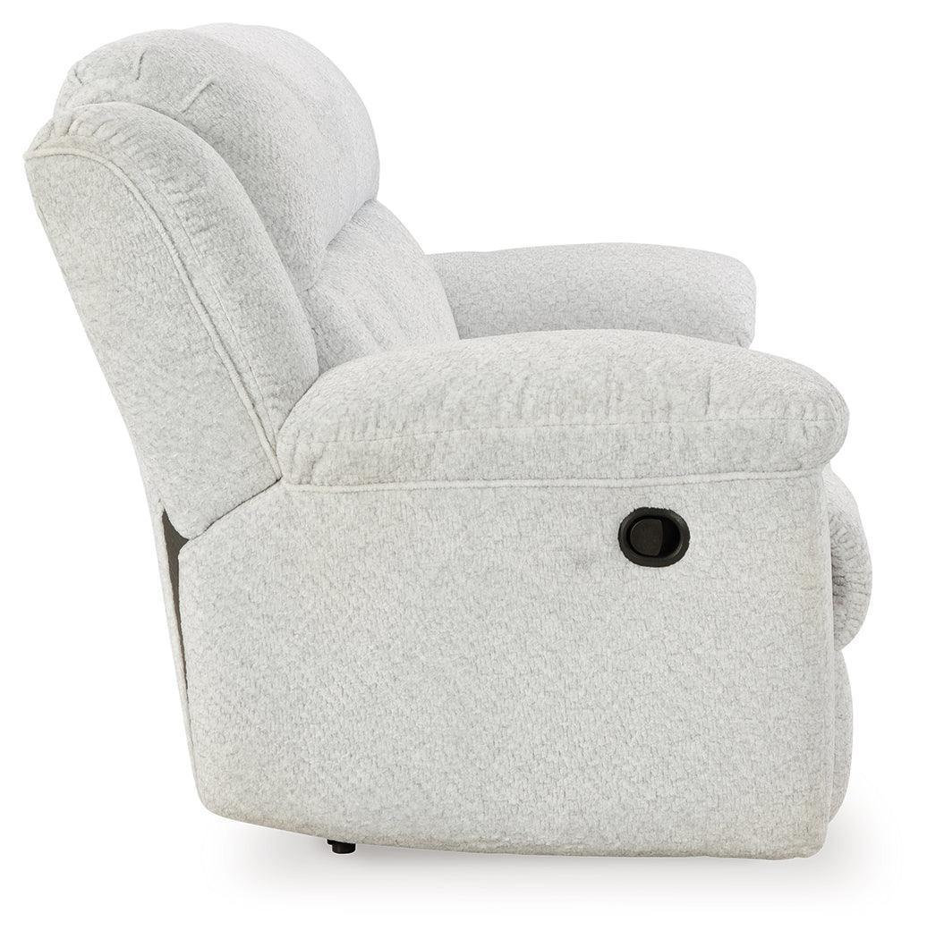 Frohn Snow Chenille Reclining Sofa