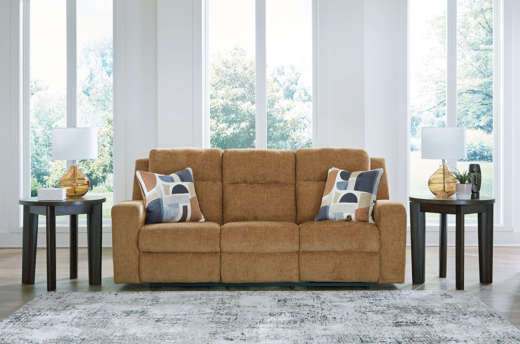 Kanlow Honey Chenille Reclining Sofa