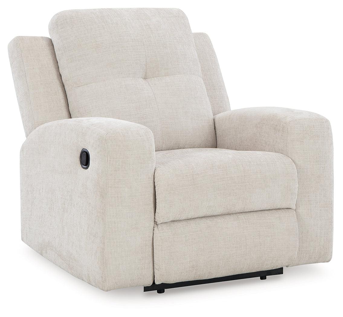 Danum Stone Chenille Recliner