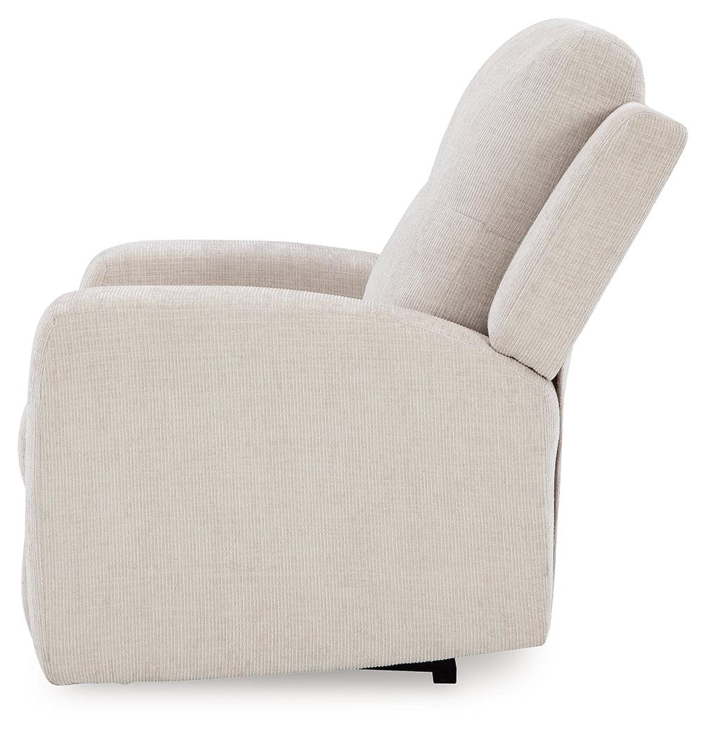 Danum Stone Chenille Recliner
