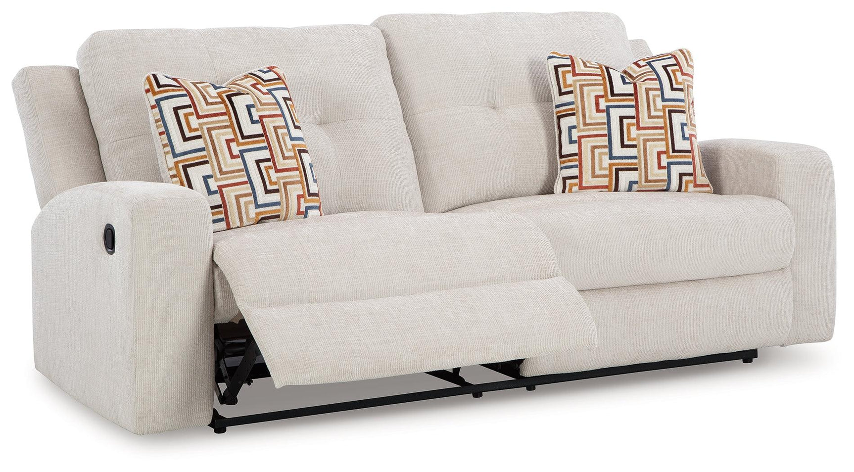 Danum Stone Chenille Reclining Sofa