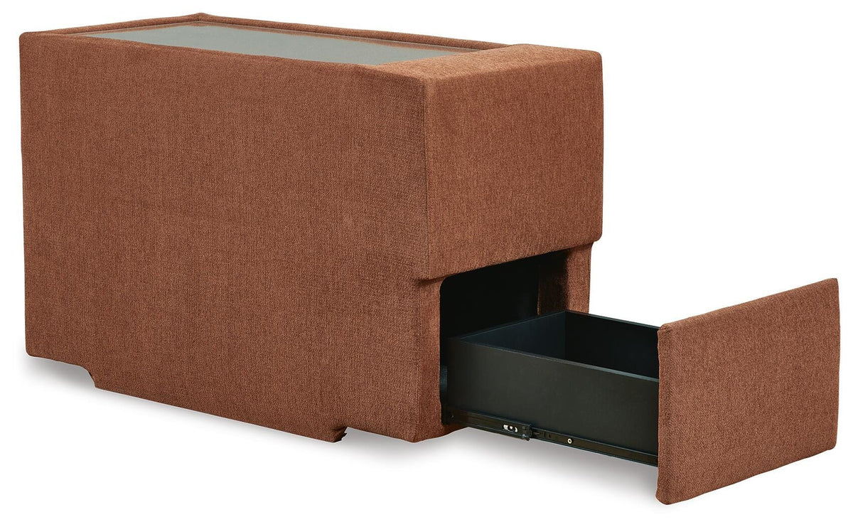Modmax Spice 6-Piece Sectional with Ottoman — angled view