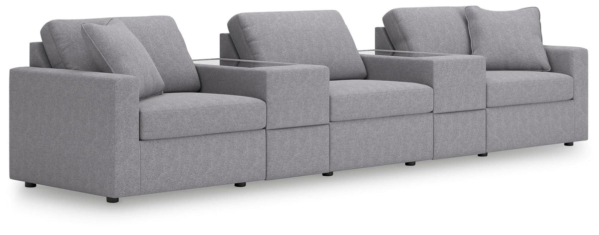 Modmax Granite 5-Piece Sectional Sofa — angled view