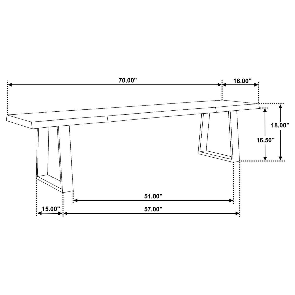 Selwyn Live Edge Solid Wood Dining Bench Light Sheesham — product image 6