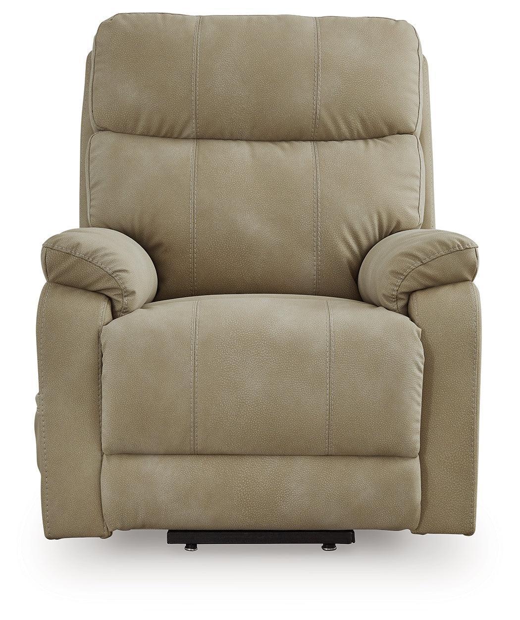 Next-Gen Durapella Sand Microfiber Power Lift Recliner