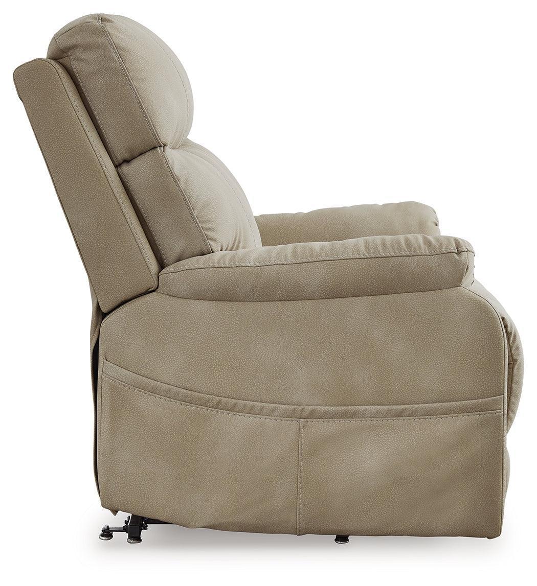 Next-Gen Durapella Sand Microfiber Power Lift Recliner