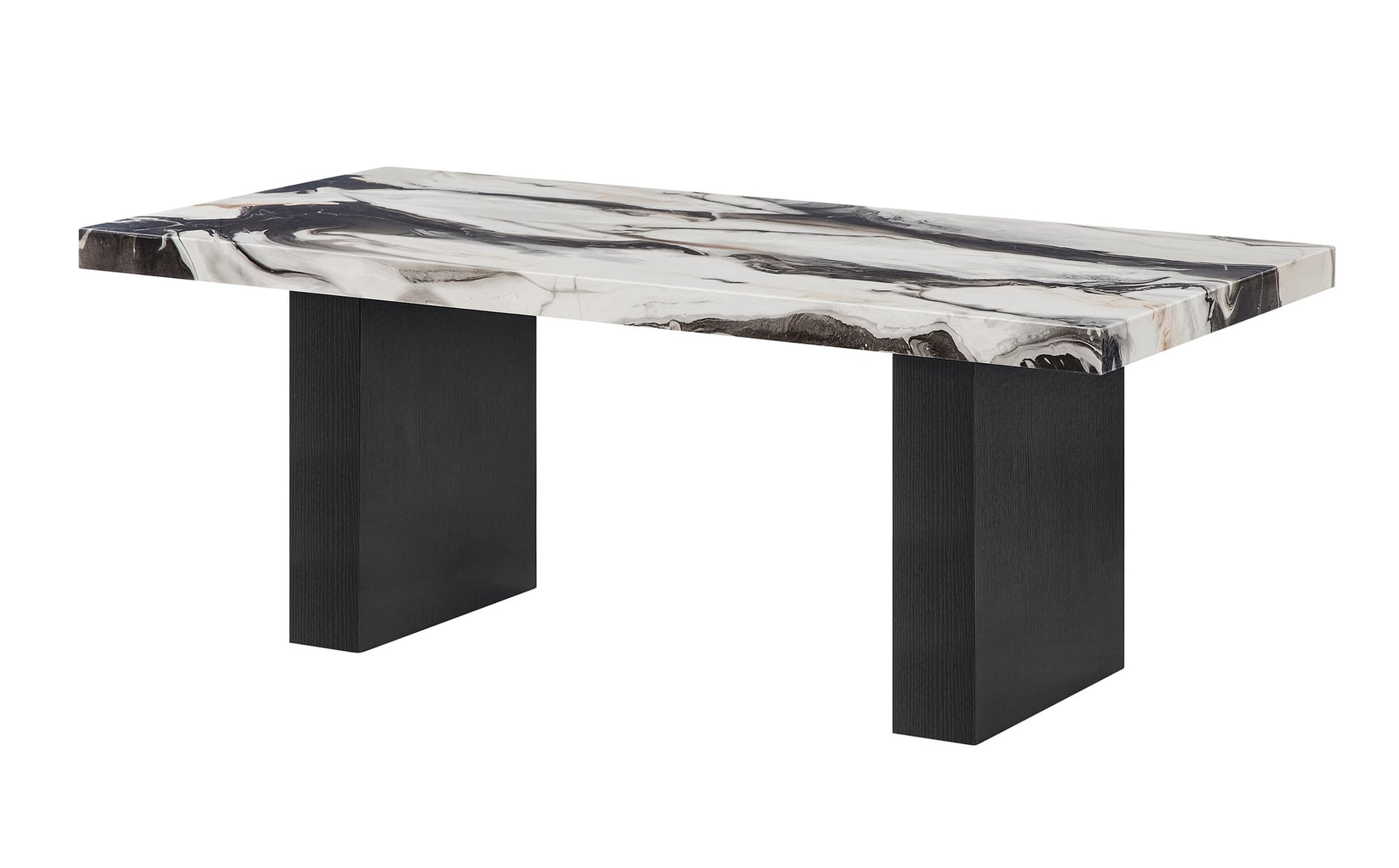 Vega 3-Piece Faux Marble Coffee Table Set view 3