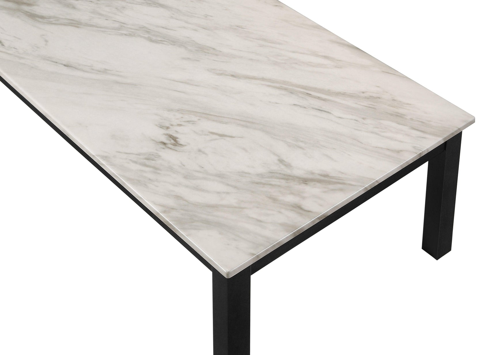 Thurner Marble-White 3-Piece Coffee Table Set, Sleek White Marble Top - Ella Furniture